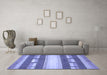 Machine Washable Abstract Blue Modern Rug in a Living Room, wshabs399blu