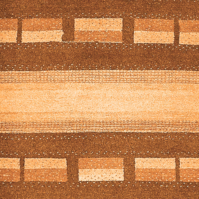 Abstract Orange Modern Rug, abs399org