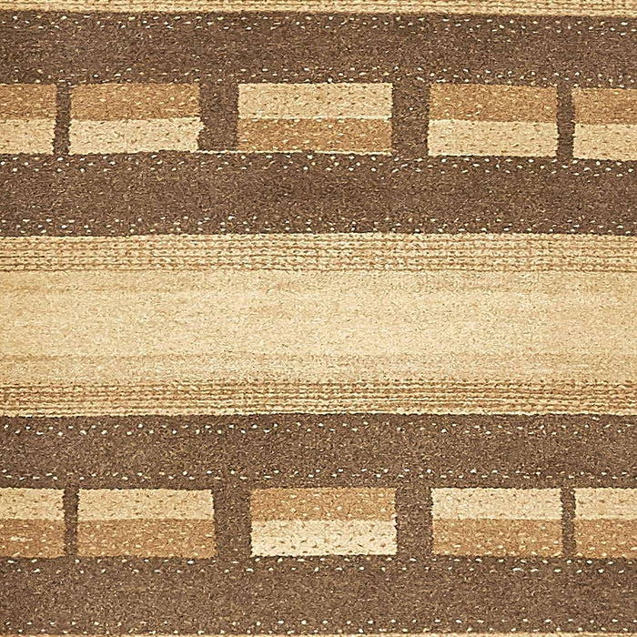 Machine Washable Abstract Light Brown Rug, wshabs399