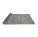 Sideview of Abstract Gray Modern Rug, abs39gry