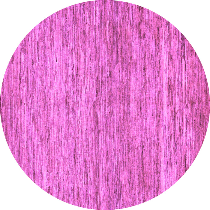 Round Machine Washable Abstract Purple Modern Area Rugs, wshabs39pur