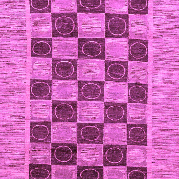 Checkered Purple Modern Rug, abs3pur