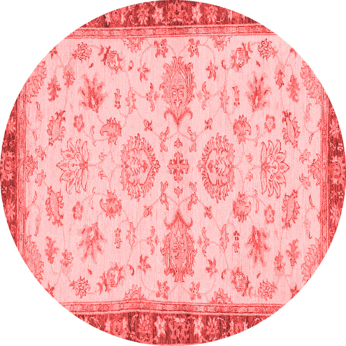 Machine Washable Oriental Red Traditional Rug, wshabs4000red