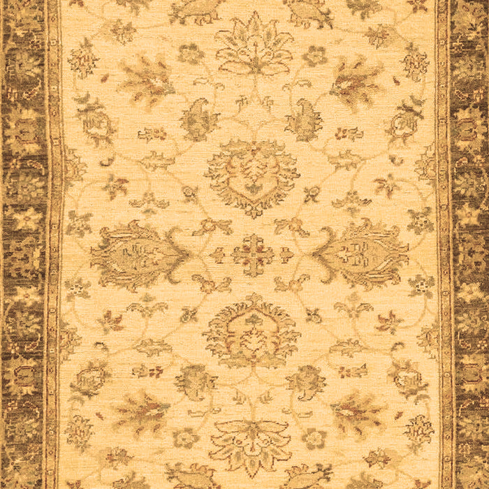 Machine Washable Oriental Brown Traditional Rug, wshabs4000brn