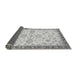 Sideview of Oriental Gray Traditional Rug, abs4000gry