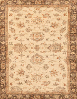 Abstract Orange Oriental Rug, abs4000