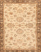 Machine Washable Abstract Orange Rug, wshabs4000