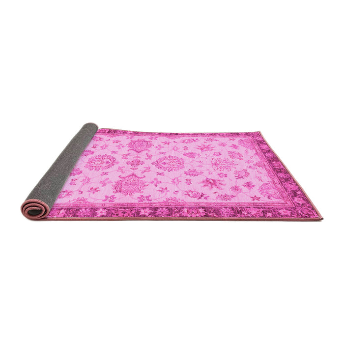 Sideview of Oriental Pink Traditional Rug, abs4000pnk