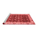 Modern Red Washable Rugs