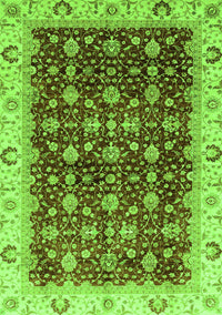 Abstract Green Modern Rug, abs4001grn