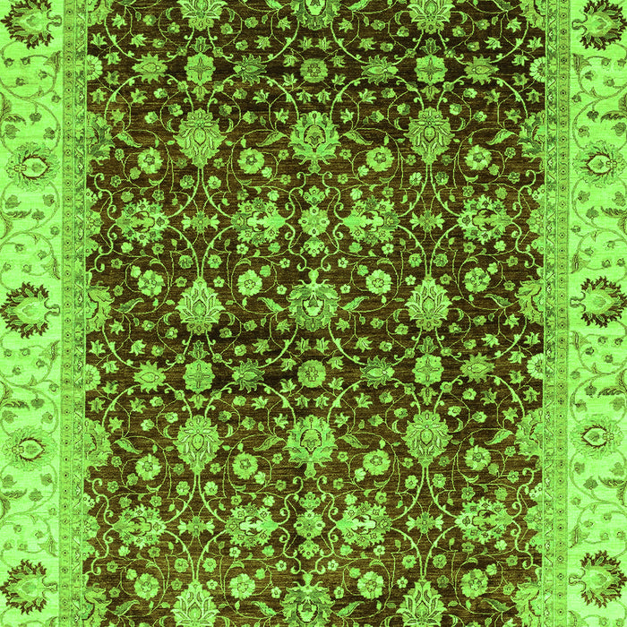 Abstract Green Modern Rug, abs4001grn