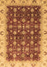 Abstract Brown Modern Rug, abs4001brn