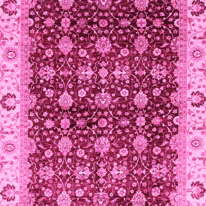 Machine Washable Abstract Pink Modern Rug, wshabs4001pnk