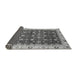 Sideview of Abstract Gray Modern Rug, abs4001gry