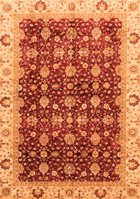 Abstract Orange Modern Rug, abs4001org