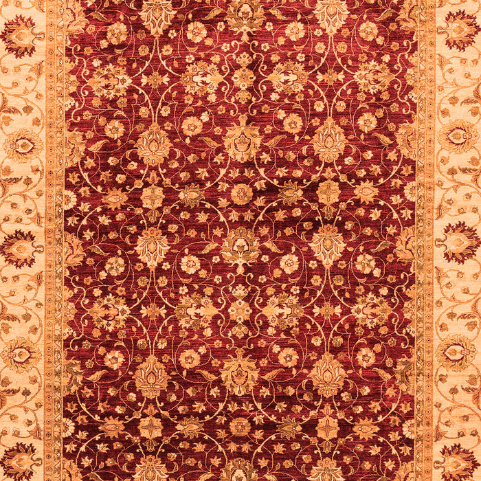 Abstract Orange Modern Rug, abs4001org