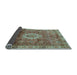 Sideview of Oriental Light Blue Modern Rug, abs4002lblu