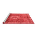 Modern Red Washable Rugs