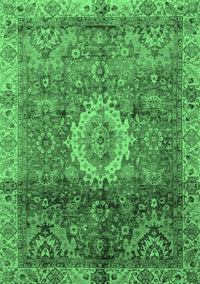 Oriental Emerald Green Modern Rug, abs4002emgrn