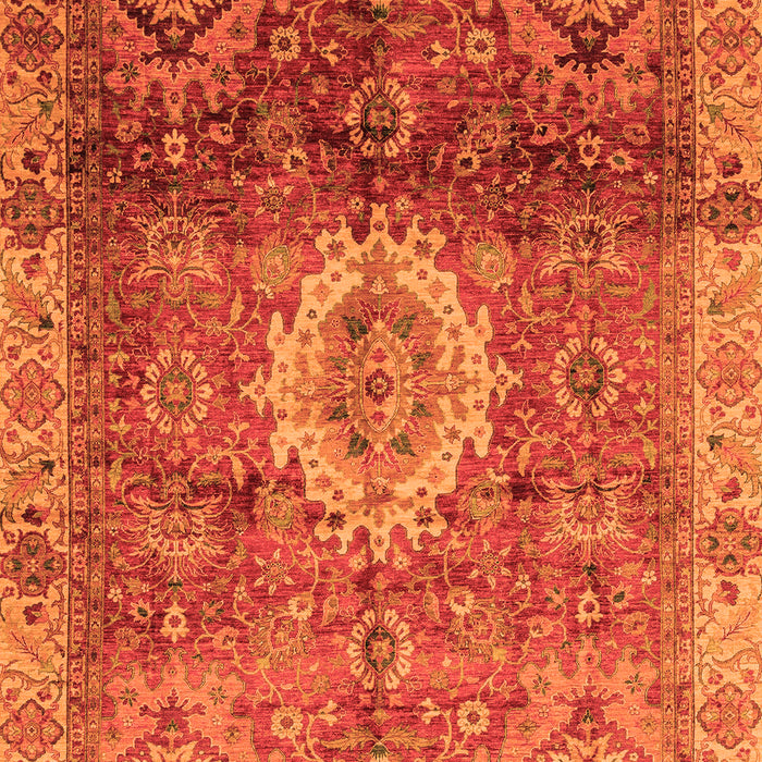 Oriental Orange Modern Rug, abs4002org