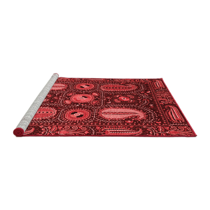 Modern Red Washable Rugs