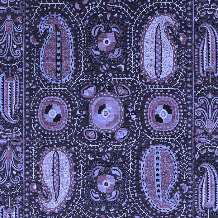 Abstract Blue Modern Rug, abs4003blu