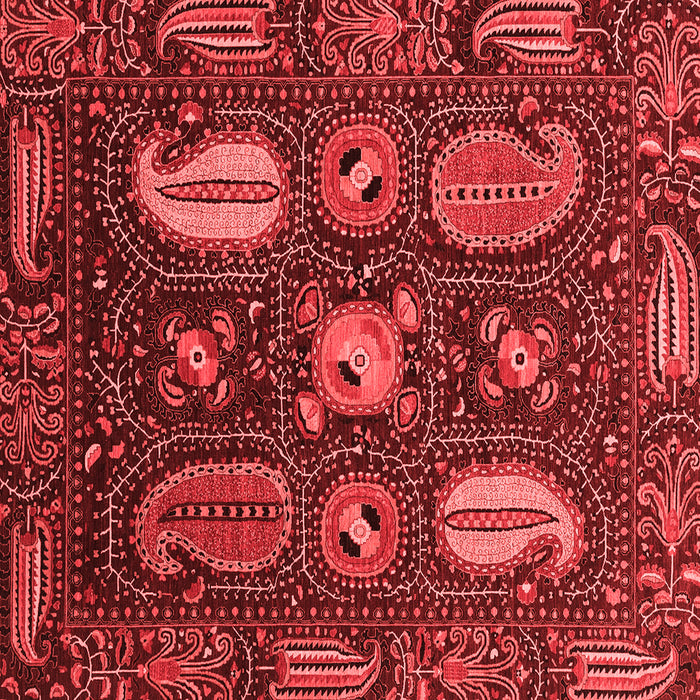 Machine Washable Abstract Red Modern Rug, wshabs4003red