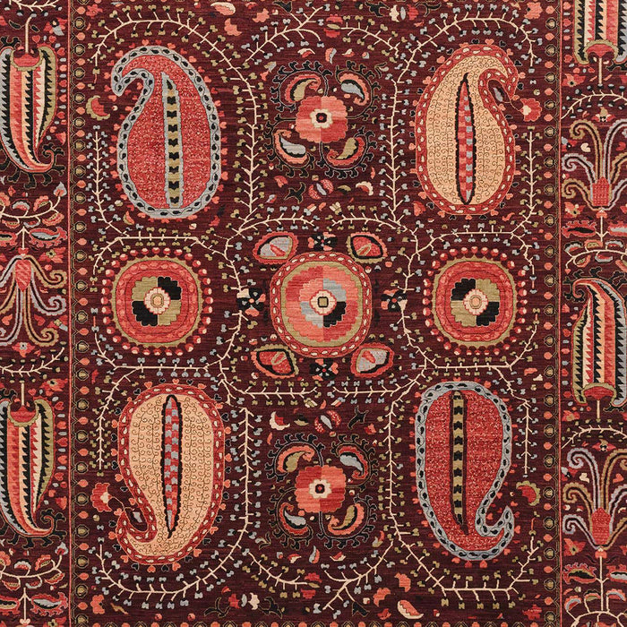 Abstract Rust Pink Modern Rug, abs4003