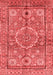 Abstract Red Modern Area Rugs