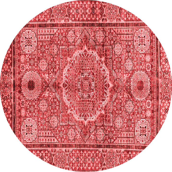 Abstract Red Modern Rug, abs4004red