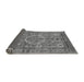 Sideview of Abstract Gray Modern Rug, abs4004gry