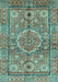 Machine Washable Abstract Light Blue Modern Rug, wshabs4004lblu