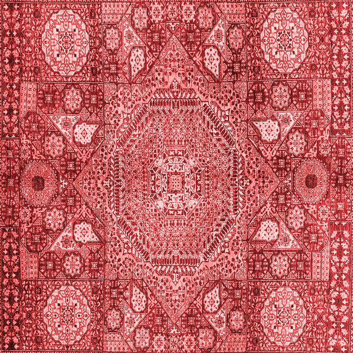 Abstract Red Modern Rug, abs4005red