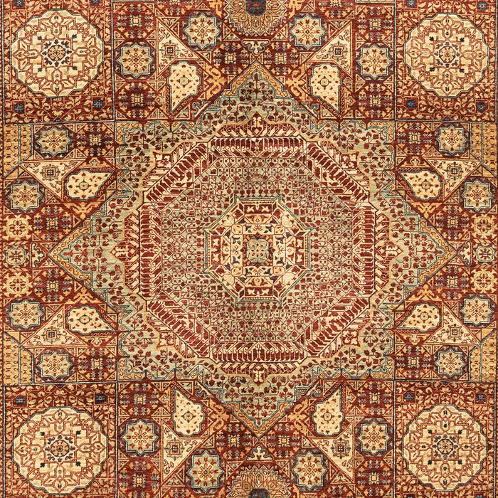 Abstract Orange Modern Rug, abs4005