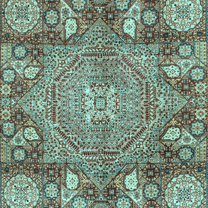 Abstract Light Blue Modern Rug, abs4005lblu