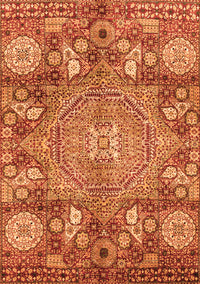 Abstract Orange Modern Rug, abs4005org