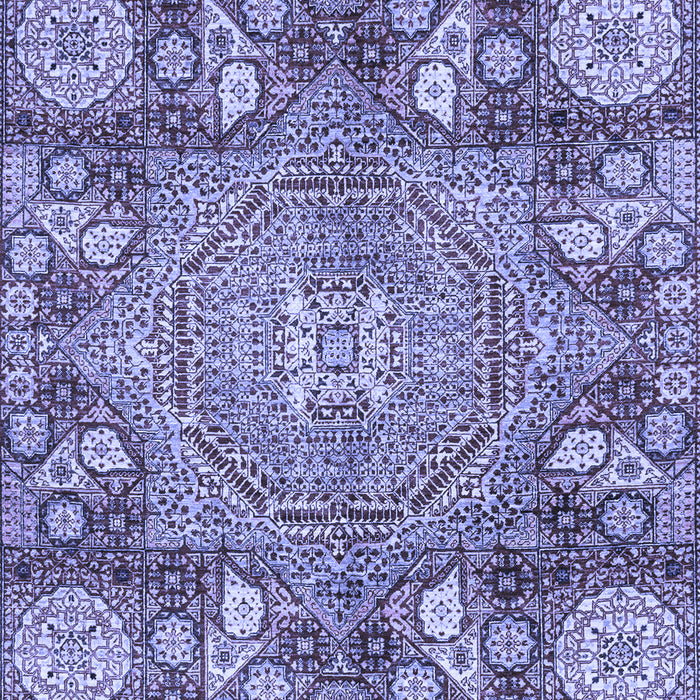 Abstract Blue Modern Rug, abs4005blu