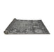 Sideview of Abstract Gray Modern Rug, abs4005gry