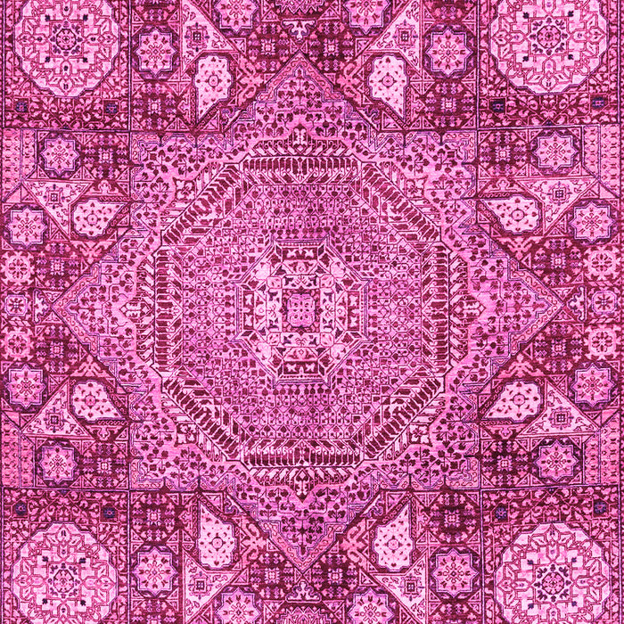 Machine Washable Abstract Pink Modern Rug, wshabs4005pnk