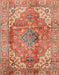 Machine Washable Abstract Red Rug, wshabs4006