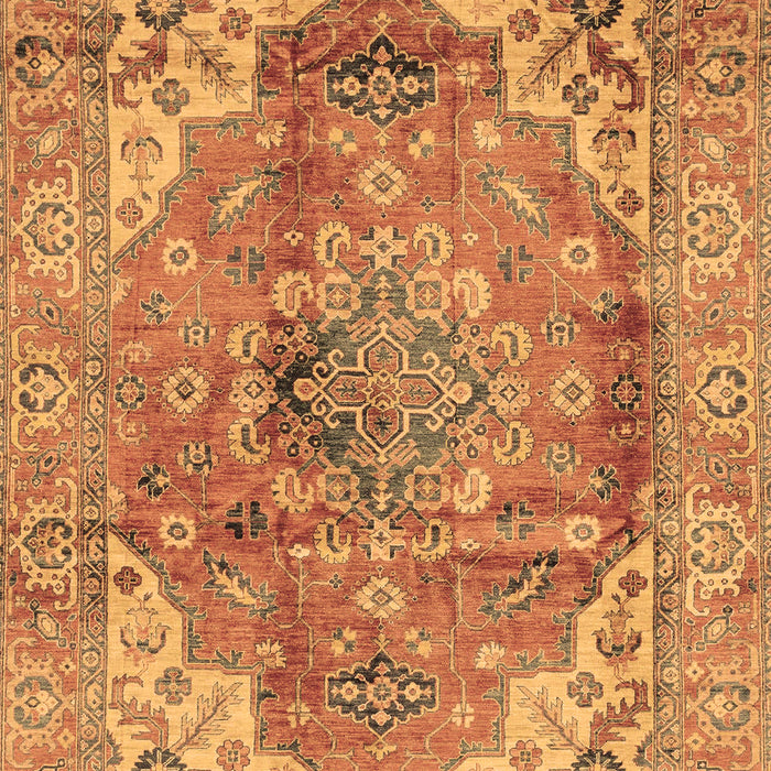 Abstract Brown Modern Rug, abs4006brn