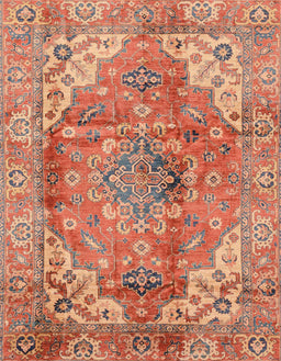 Abstract Red Modern Rug, abs4006