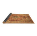 Sideview of Abstract Brown Modern Rug, abs4006brn