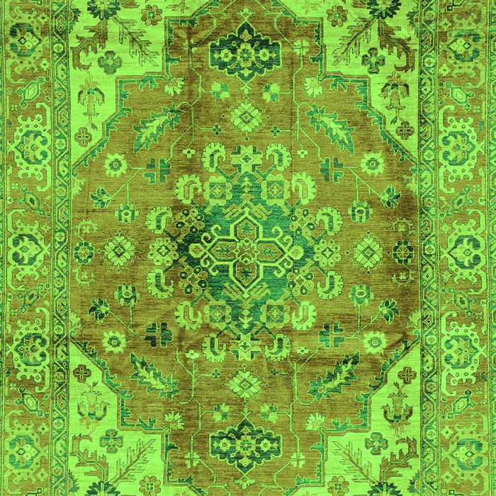 Machine Washable Abstract Green Modern Area Rugs, wshabs4006grn