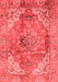 Abstract Red Modern Area Rugs