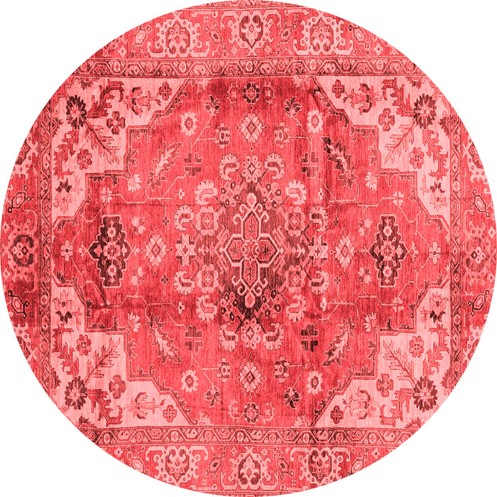 Abstract Red Modern Rug, abs4006red