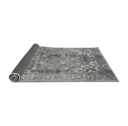 Sideview of Abstract Gray Modern Rug, abs4006gry