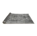 Sideview of Abstract Gray Modern Rug, abs4006gry