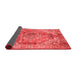 Abstract Red Modern Area Rugs