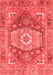 Persian Red Traditional Area Rugs